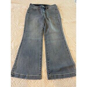 NYDJ Flared Ankle Jeans  Sz 2 Light Blue # rodeo # festival #vacation